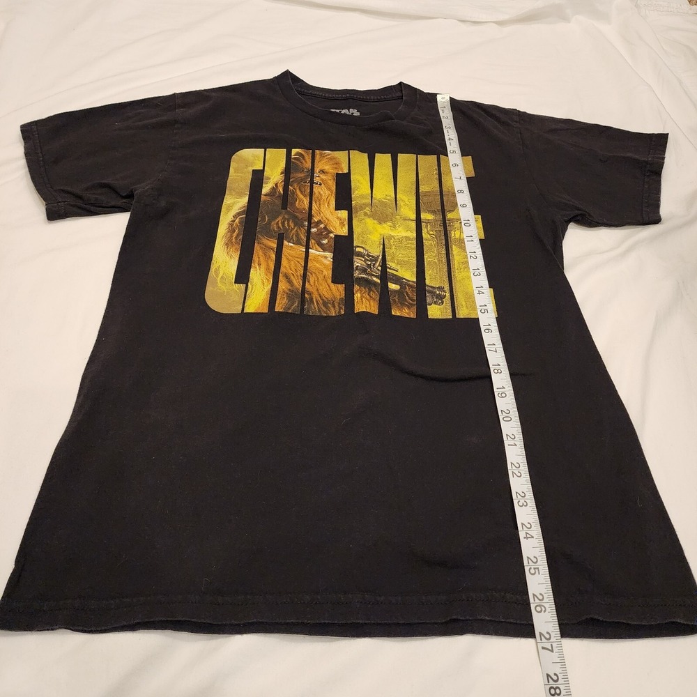 Disney Star Wars Black Chewy Chewbacca Tshirt Men's Medium Cotton Disney Con - Picture 4 of 6